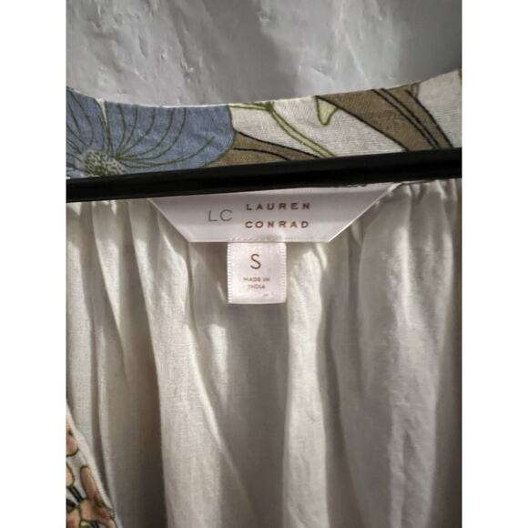 Lauren Conrad Multicolor Floral Midi Dress Sz S - Picture 4 of 7